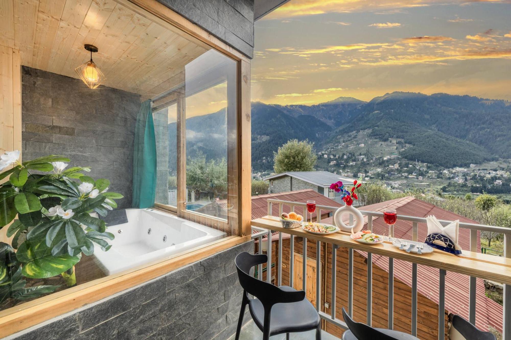 Echor Himalayan Heights Luxe Manali Hotel ภายนอก รูปภาพ